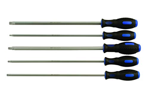Laser 5743 Extra Long Spline Screwdriver Set 5Pc
