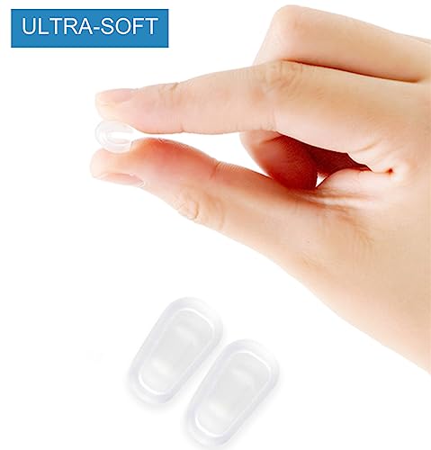 BEHLINE 5 Pairs Slip-on Nose Pads Covers,Soft Silicone Eyeglasses Nose Pads Anti-Slip Glasses Nose Piece,Eyewear Protective Covers Eye Pads, Nose Bridge Pads Nose Guards Eye Glasses Repair Kits - Thumbnail 4