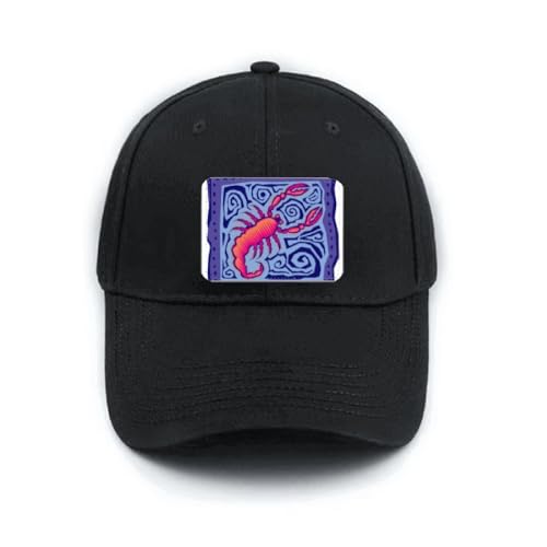 Casquette de baseball noire constellation scorpion chapeau réglable mexicain