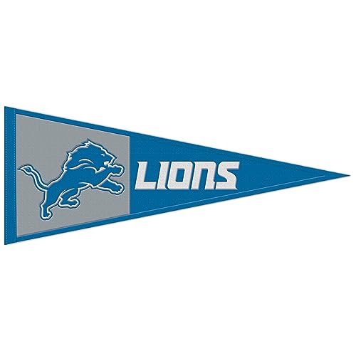 Fanions en laine Detroit Lions bleu objet décoration murale US