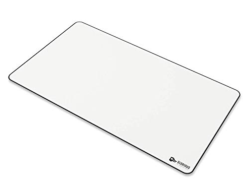 Glorious Large Gaming Mouse Pad For Desk - Rubber Base Computer Mouse Mat - Durable Mouse Mat - Cloth Mousepad With Stitched Edges - White Cloth Mousepad | 14"X24" (Gw-P) #TOP1