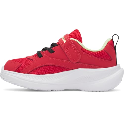 Under Armour Boys' Infant Charged Assert 11 Alternate Closure, (600) Red/Black/Fade Green, 7K, US