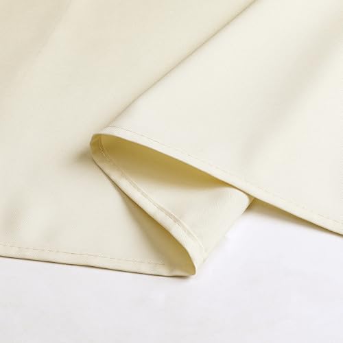 Wewoch Beige Rectangle Tablecloth Wrinkle Resistant Washable Fabric Table Cloth for Dining, Kitchen, Parties, Weddings and Outdoor Use 60 Inch by 84 Inch by Wewoch - Used condition - Image 4