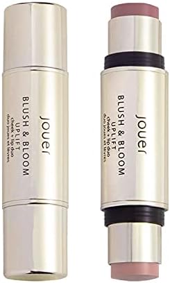 Jouer Blush & Bloom Cheek + Lip Duo - Hydrating Cream Blush Stick for Cheek and Lip Tint - Moisturizing Rose Hip and Squalane Oil Formula, Uplift