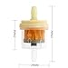 MinTerest 20Pcs Gas Inline Fuel Filter Universal Gas Fuel Filter with Magnet for ATV Motorcycle 1/4'' 6mm-7mm