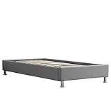 CARO-Möbel Futonbett Laredo Einzelbett Bettgestell 90x200 cm inklusive Lattenrost