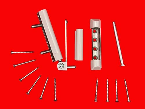 Kit de réparation original Winkhaus pour fenêtres en plastique comprenant un roulement d'angle, un roulement à ciseaux pour les séries aktivPilot autoPilot, avec kit de fixation (argent)