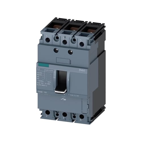 Disjoncteur à boîtier moulé 3VA1010 protection thermique et magnétique 100A 3 pôles 25KA