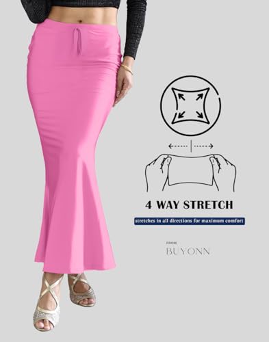 Image of Saree Shapewear Petticoat for Women | Stretchable Saree Shaper | Shapewear for Saree | Petticoat Innerwear | Saree Skirt for Women | Shape Wear for Dresse & Sarees