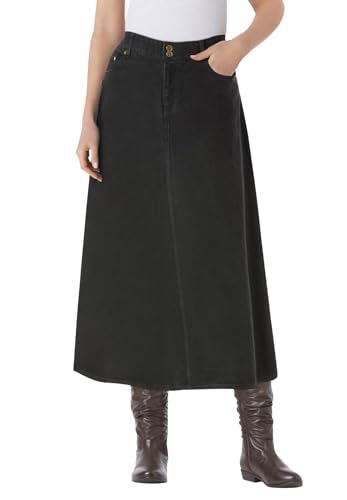 Woman Within Plus Size Secret Solutions Tummy Smoothing Maxi Skirt