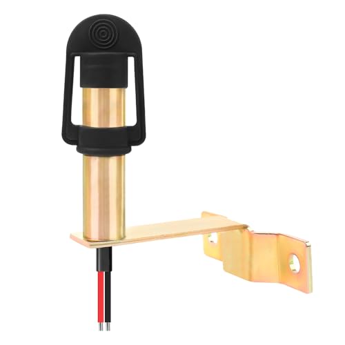 AOHEWEI Soporte de montaje de baliza, soporte de metal flexible para poste DIN con cable y tapa protectora para carretilla elevadora, tractor, luz de advertencia giratoria intermitente