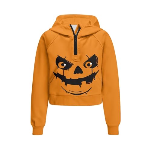 Half Zip Up Hoodie for Girls 5-14 Years Old Long Sleeve Sweatshirts with Pockets Casual Athletic Top for Kids4