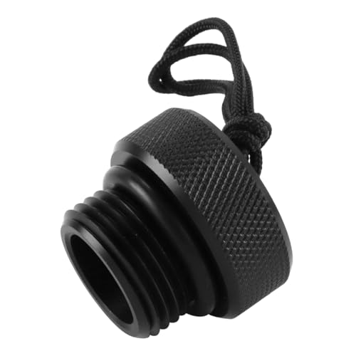 Enwye 2er-Pack POM-Staubstopfen Schutzkappen für DIN-Tankventile Tauchflaschen Zubehör 8/5-14NPS Schraube 15g Gewicht