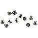 12x M2x3mm Silver Torx T5 Replacement Bottom Case Base Cover Screw for Dell XPS 13 9343 9350 9360, XPS 15 9550 9560 Precision M5510