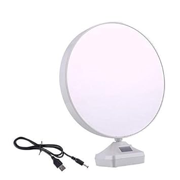 Magical Gifts | Magical Mirror Photo Frame / Magic Mirror LED Photo Frame / Gift for Girlfriend OR Boyfriend / Birthday / Valentines Gift / Surprise Decoration / Attractive Mirror / Round Mirror