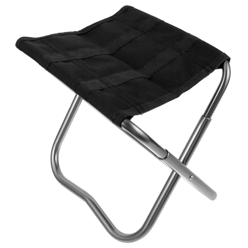 KICHOUSE Portable Folding Stool for Camping Compact and Lightweight Multi Function Fishing Stool Sturdy Design for Outdoor Activities Easy to Carry and Store for Adults