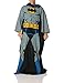 Northwest Comfy Throw Blanket with Sleeves, Adult-48 x 71 Inches, Batman