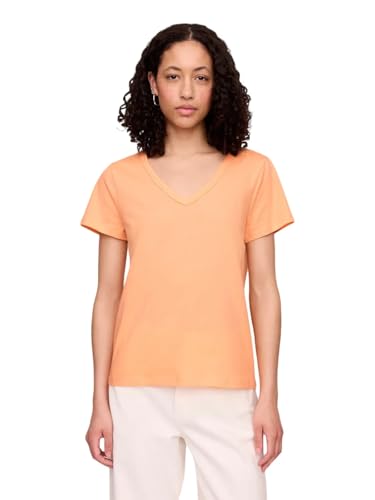 T-Shirt Femme GAP Col V pour un Style Décontracté Chic au Quotidien