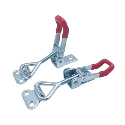 Gadpiparty 2pièces Pince à Basculer à Rapide Serrage Horizontal Pour De Soudage Et Électronique Accessoire Métallique Pratique Rouge