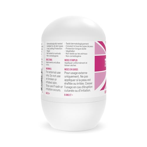 Fresh Kidz PINK DEO Roll On Deodorant For Kids And Teens - Baking Soda And Aluminum-Free 24 Hour Protection For Sensitive Skin - Girls "Pink" 1.86 Fl.Oz. thumb #2