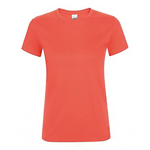 SOLS Regent - T-shirt - Femme (S) (Corail)