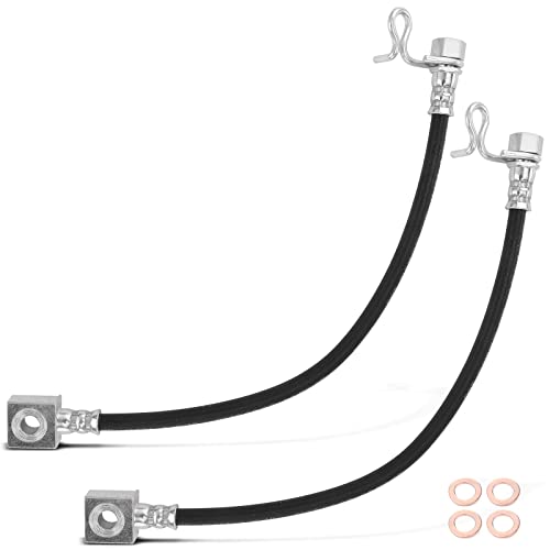 A-Premium Rear Outer Side Brake Hydraulic Hose Compatible with Ford Models - F-150 F150 2010 2011 - Pack of 2 by A-Premium - Image 2