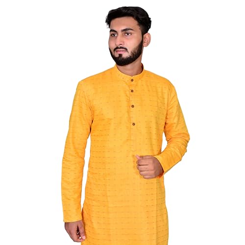 RICHART Blue linen Cotton kurta for men, ethnic tradtional wear, cotton printed kurta pyjama2