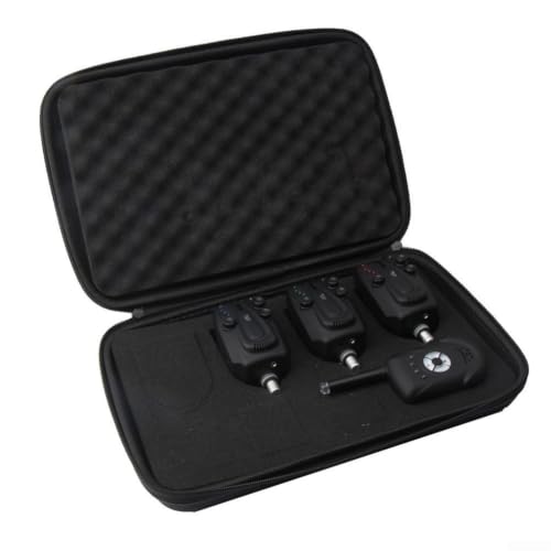 Alarma de pesca digital con sensor ajustable y aviso LED impermeable para carpa 2