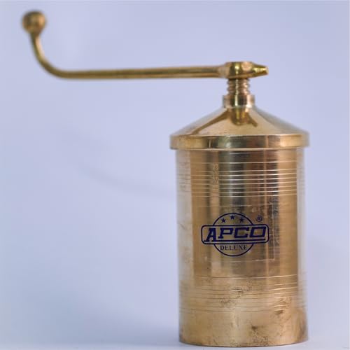 Image of APCO Classic Brass Murukku Maker Sevanazhi with 6 Free Jali for Making Snacks Like Sev, Bhujia, Chakli, Gathiya, Janthikalu, Sevia, Idiyappam, Ribbon Pakoda (390gm)