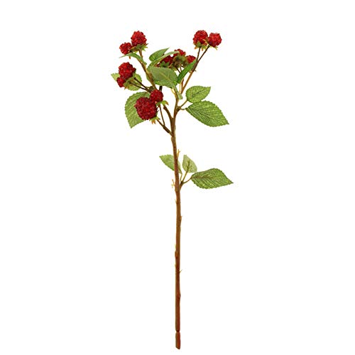 Floristrywarehouse Red Artificial Autumn Raspberry Spray 39Cm