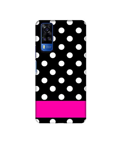 Image of White Dots Pattern Design 3D Printed Hard Back Case Cover for Vivo Y51A / Y31 (2021)