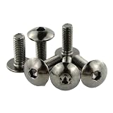 Motorcycle Complete Full Fairing Bolts Kit Compatible with VFR 750 1990-1997 Steel Bodywork Screws Fairing Clips Nuts(Titanium)