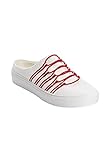 Comfortview Women's The Charlotte Machine Washable Sneaker- 12 M, White (Wide Widths Available)