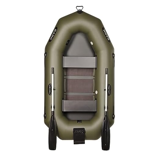 BARK Schlauchboot B-230CN für 2 Personen 2.3 m 230 cm Paddelboot Ruderboot Motorboot Angelboot Profi (B-230CN Lattenboden Heckspiegel)