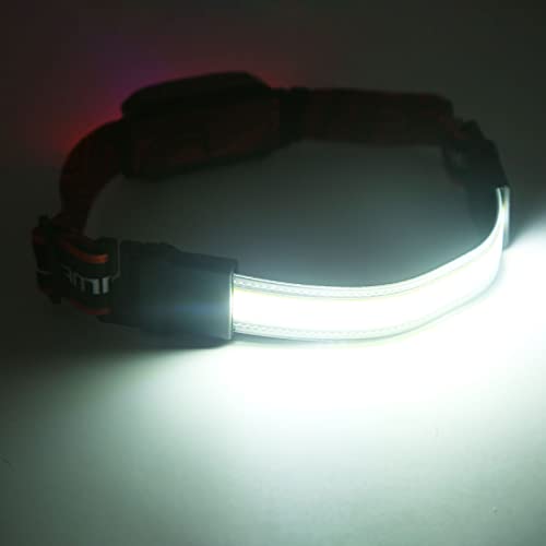 Linterna frontal LED fuerte para iluminar caminos oscuros con manos libres 4