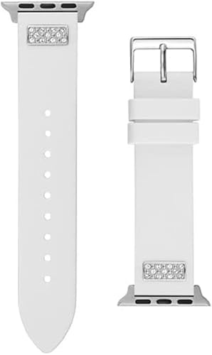GUESS Correa de reloj inteligente para mujer compatible con Apple Watch (38MM-40MM)