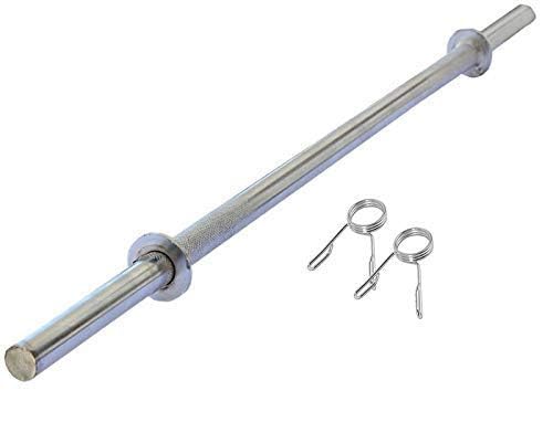 GENRIC 3 FEET ROD STRAIGHT IRON GYM ROD FOR HOME GYM WORKOUT WITH LOCKS (3 FEET STRAIGHT-picture-15