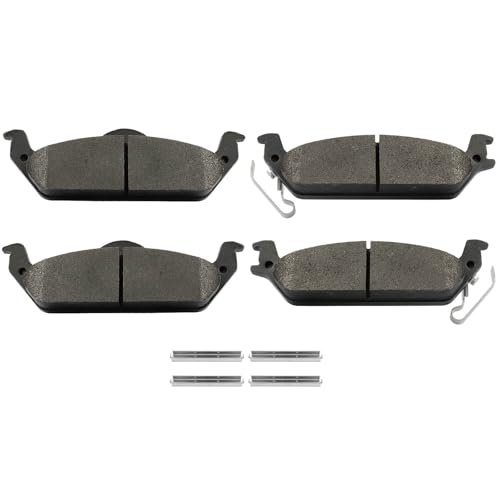 Image of SCITOO D963-7862 Disc Brake Pads Sets Rear Metal Brake Pads w /Hardware