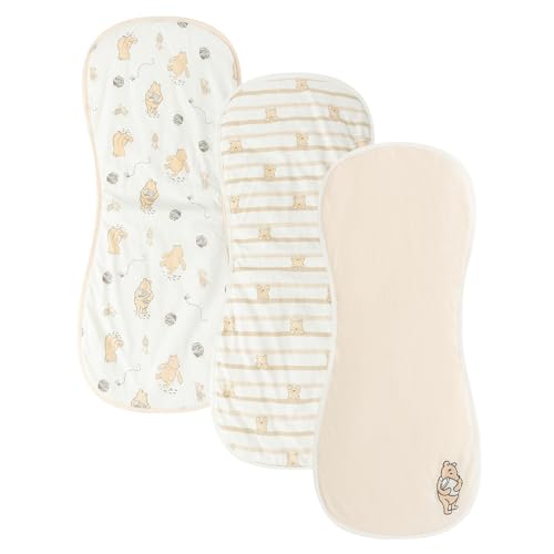 Disney Baby Winnie The Pooh Burp Cloths 3 Pack Soft Absorbent 20