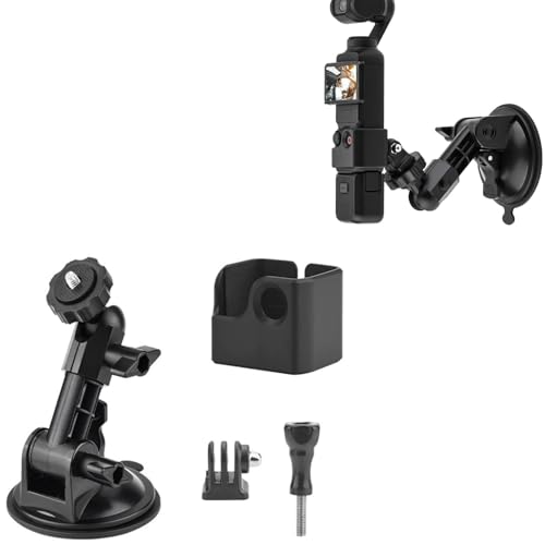 吸盤マウント 車載マウント 360°回転 GoPro Insta360 DJI カメラ用 車載ホルダー 車載用車外 取り付け簡単 耐荷重10kg GoPro Max Hero11 10 9 8 7 6 5 Insta360 DJI Osmo Pocket 3 Action 2 3 スマホ互換