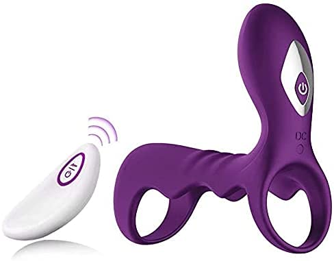 plug anal gonflable USB Rechargeable Cock Ring with Anal Vibrator Remote Control Toy - Sex Toy, Penis  Ring