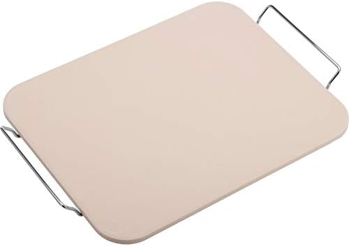 Westmark Teglia per pizza, Squadrata, 38 x 30 cm, Con supporto, Ceramica,  Beige/Argento, 32422260 : Amazon.it: Casa e cucina