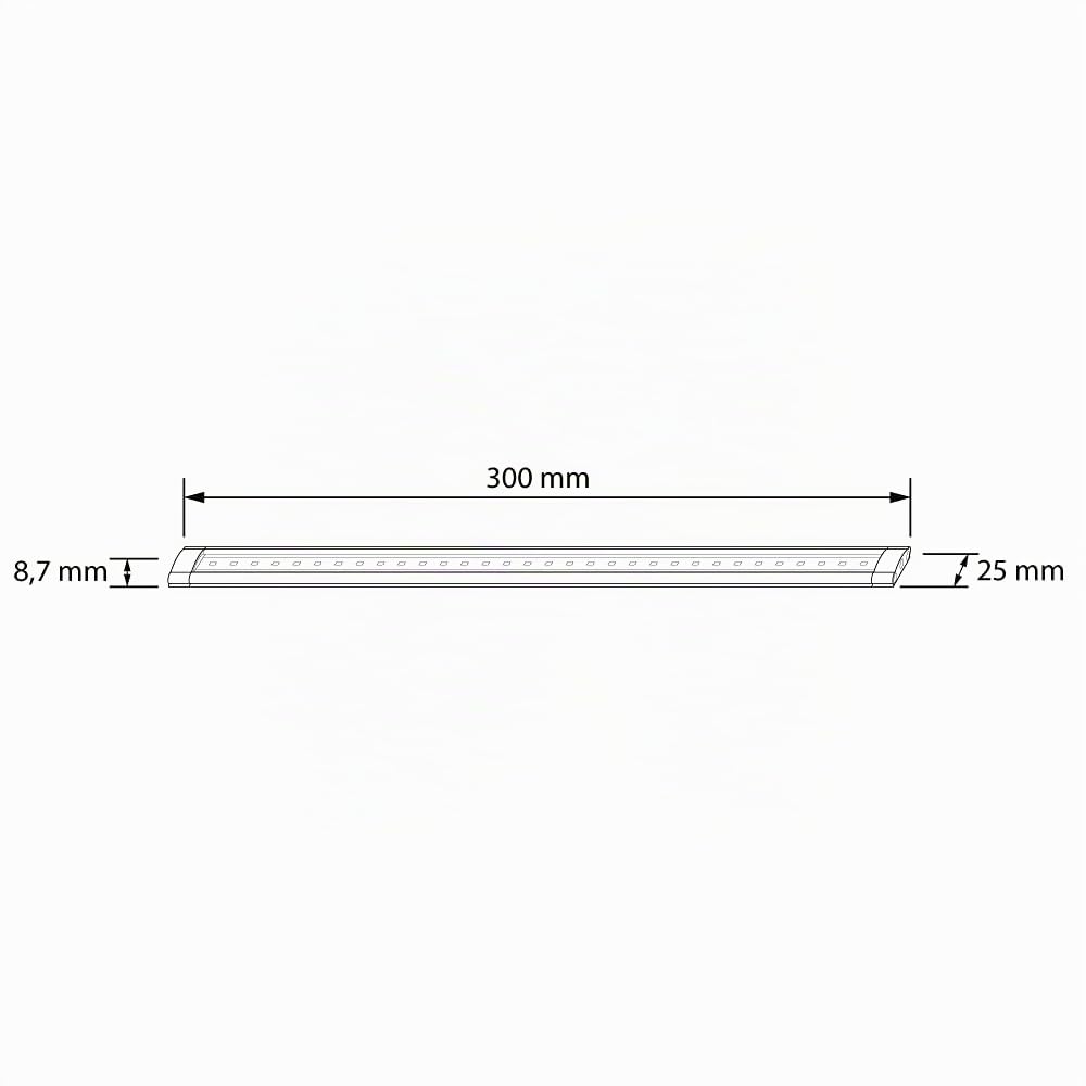 SEBSON LED Unterbauleuchte dimmbar, 3er Set, Touch Funktion, LED Leiste 30cm, Lichtleiste 10,5W 750lm warmweiß, Küchenlampe inkl. Netzteil und Montagezubehör