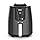 Ninja AF101 1550-Watt Programmable Base Air Fryer with 4-Quart Ceramic Coated Basket (Black/Grey)