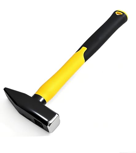 BJDSI 500g Engineers' Hammers,Blacksmith Hammer with Shock Reduction Grip,Professional Forging Hammer,Durable.