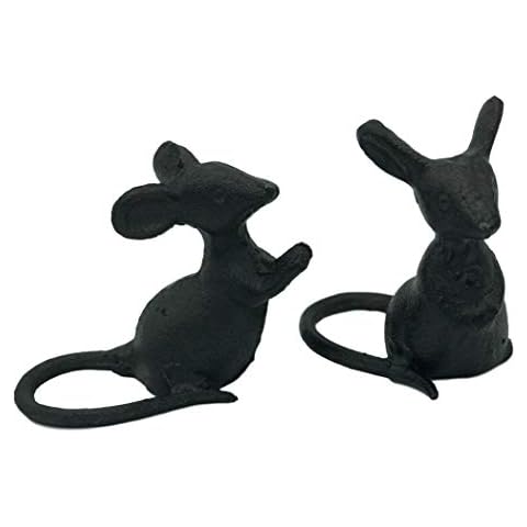 Park Hill Collection Cast Iron Mice Pair, Set of 2 Cover