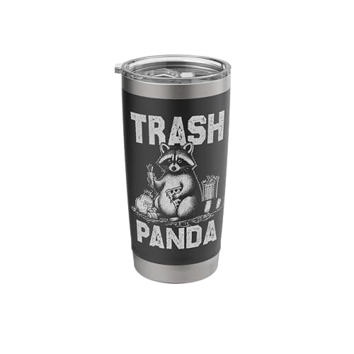 That Says Trash Panda - Funny Raccoon Eating Garbage Stainless Steel Insulated Tumbler