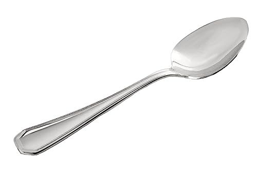 Thunder Group SLWH202 Teaspoon, 6" Long, 2.2mm Thick, 18/10 Stainless Steel, Wilshire, Pack of 12 by Thunder Group - Used condition - US$14.08