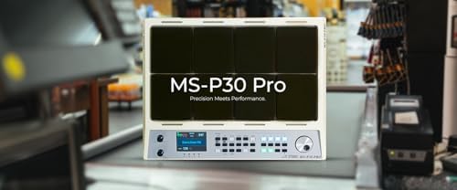 M-Studio MS-P30 PRO Digital Percussion Octapad With New Indian Tones and Bluetooth (White)