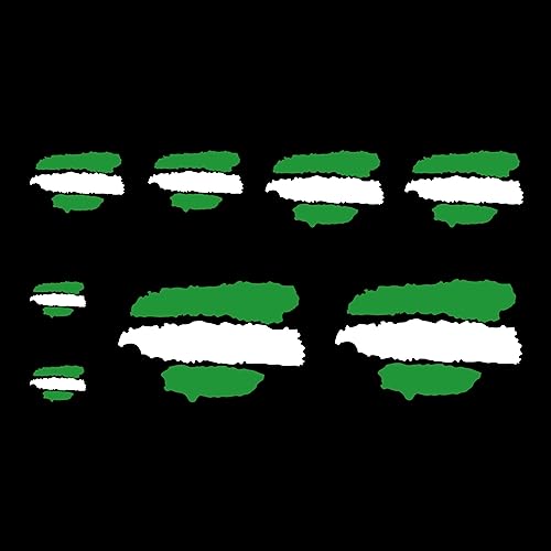 Custom Vinyl Juego Pegatinas Bandera Andalucia